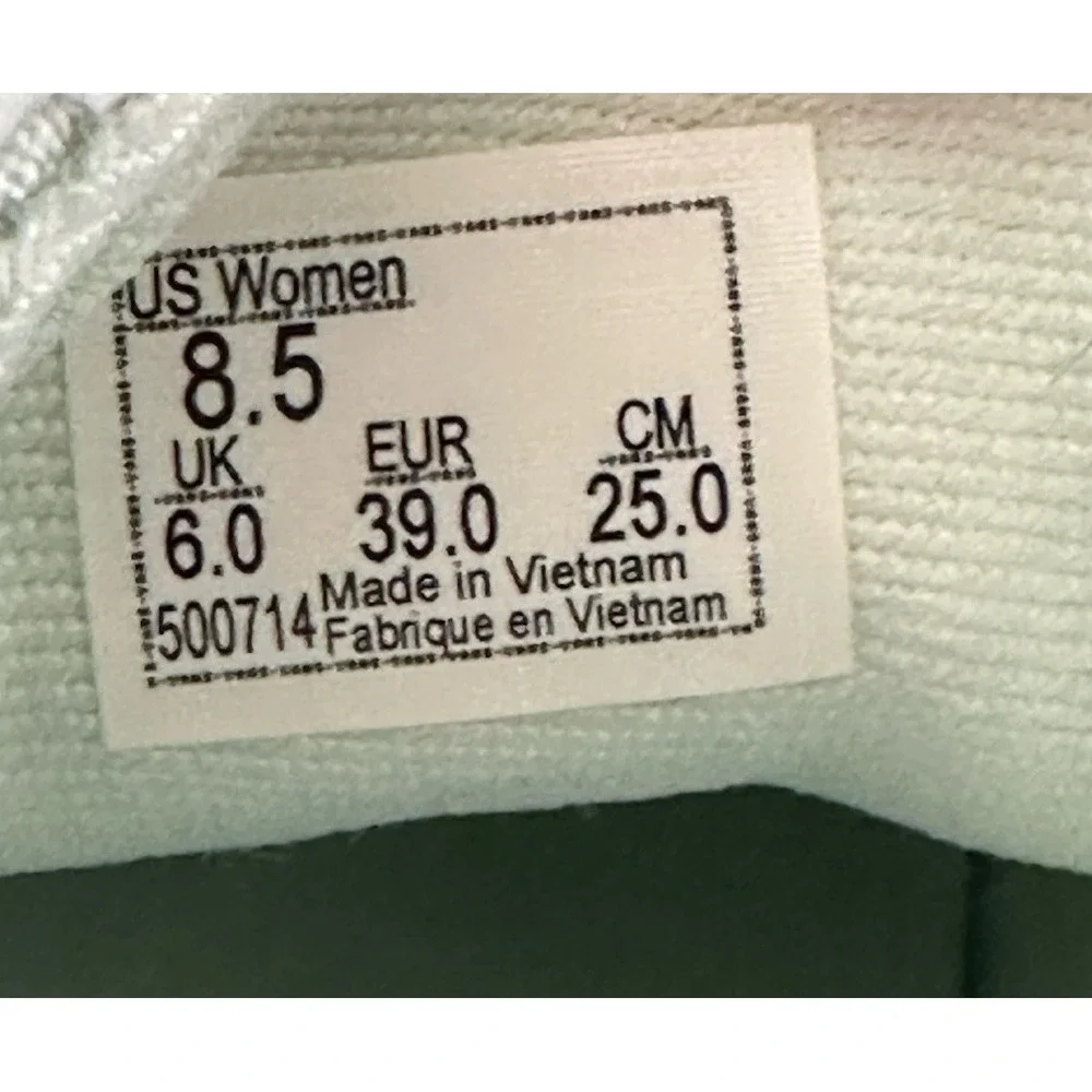 Vans Ward Suede Canvas Billowing Sail Green Size 8.5 Women's